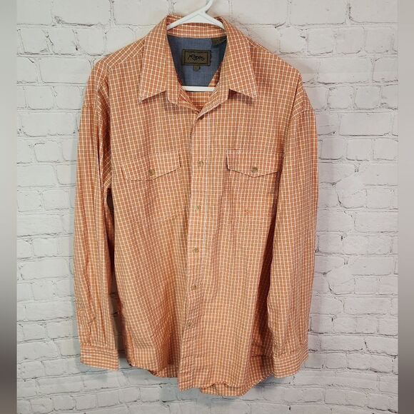 Men's Roper longsleeve button-down shirt, size Large - Picture 1 of 3